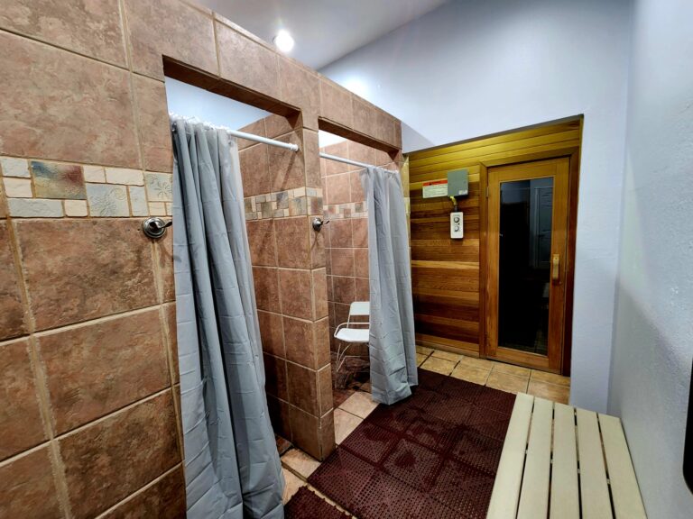 Shower and Dry Sauna