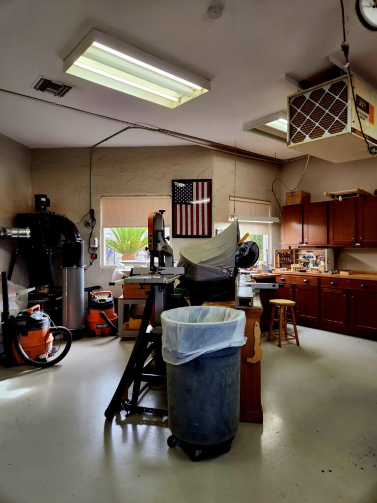 View of the Wood Shop equipment